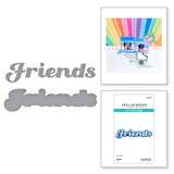 Spellbinders - Friends Etched Dies from the Storytelling by Spellbinders Collection