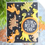 Spellbinders - Die D-Lites Dinosaurs Etched Dies
