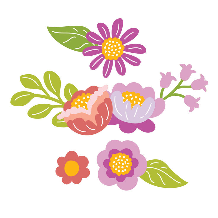 ***Pre-Order*** Spellbinders - Shiny New Day - Petal Fresh Etched Dies