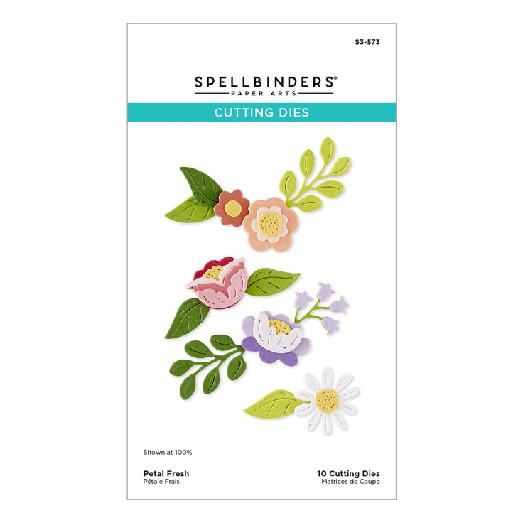 ***Pre-Order*** Spellbinders - Shiny New Day - Petal Fresh Etched Dies