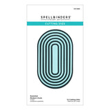 Spellbinders - Essential Modern Ovals Etched Dies from the Sealed for Summer Collection