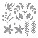 Spellbinders - Christmas Foliage Etched Dies by Lisa Horton