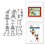 Spellbinders - Santa's Elves Etched Dies by Simon Hurley