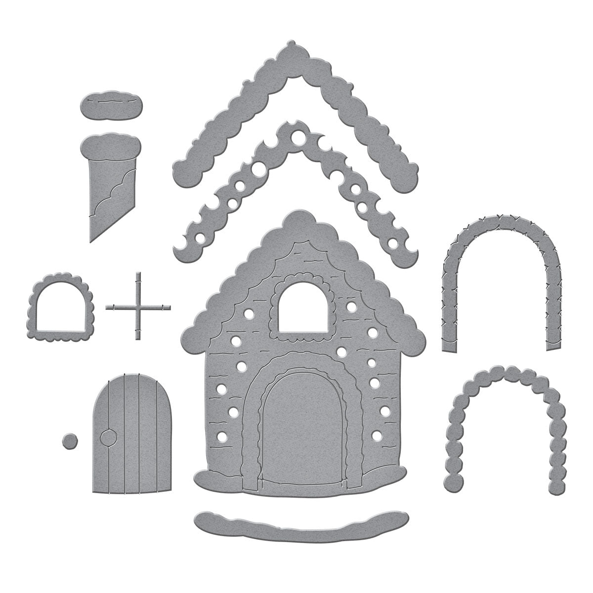 Spellbinders - Gingerbread House Etched Dies by Stamperia