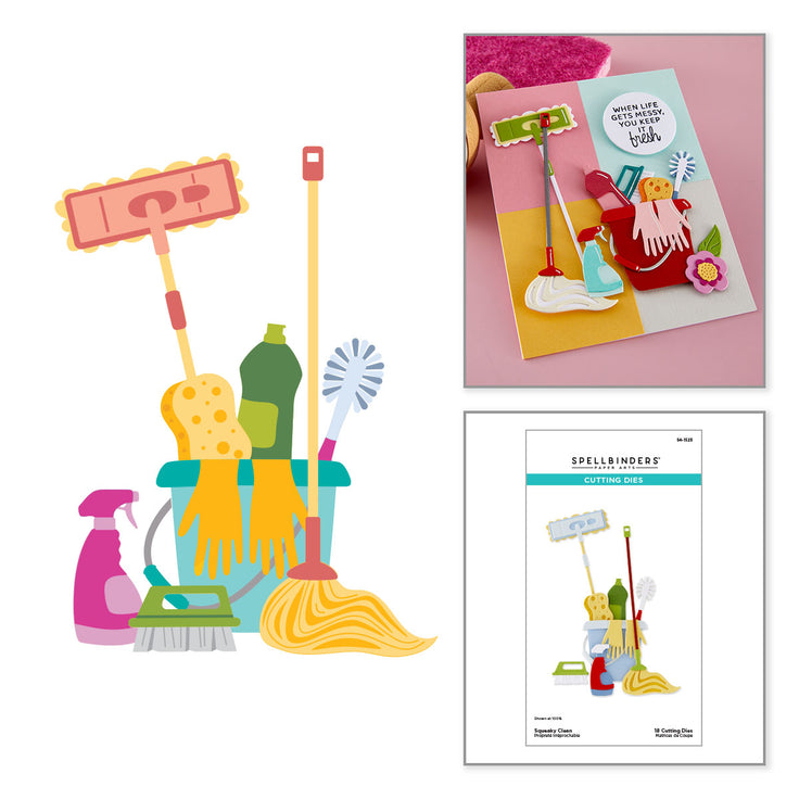 ***Pre-Order*** Spellbinders - Shiny New Day - Squeaky Clean Etched Dies