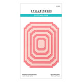Spellbinders - Notched Corner Frames Etched Dies from the BetterPress Autumn Collection