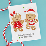 Spellbinders - Dancin' Gingerbread Etched Dies from the Dancin' Christmas Collection