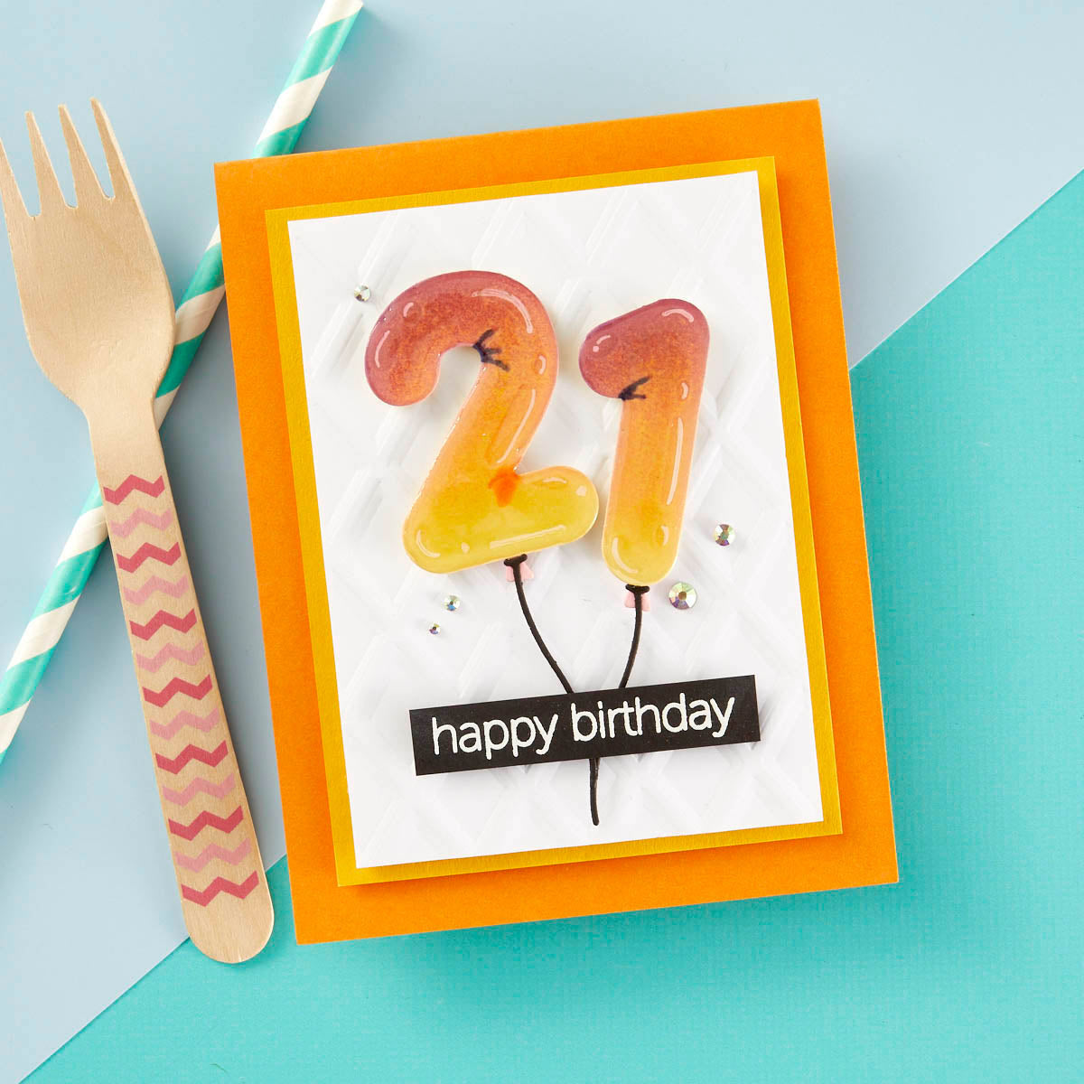 Spellbinders - Birthday Balloons Etched Dies from the Monster Birthday Collection