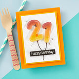 Spellbinders - Birthday Balloons Etched Dies from the Monster Birthday Collection