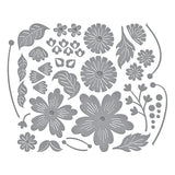 Spellbinders - Floral Spray Etched Dies from the Bayfair Collection