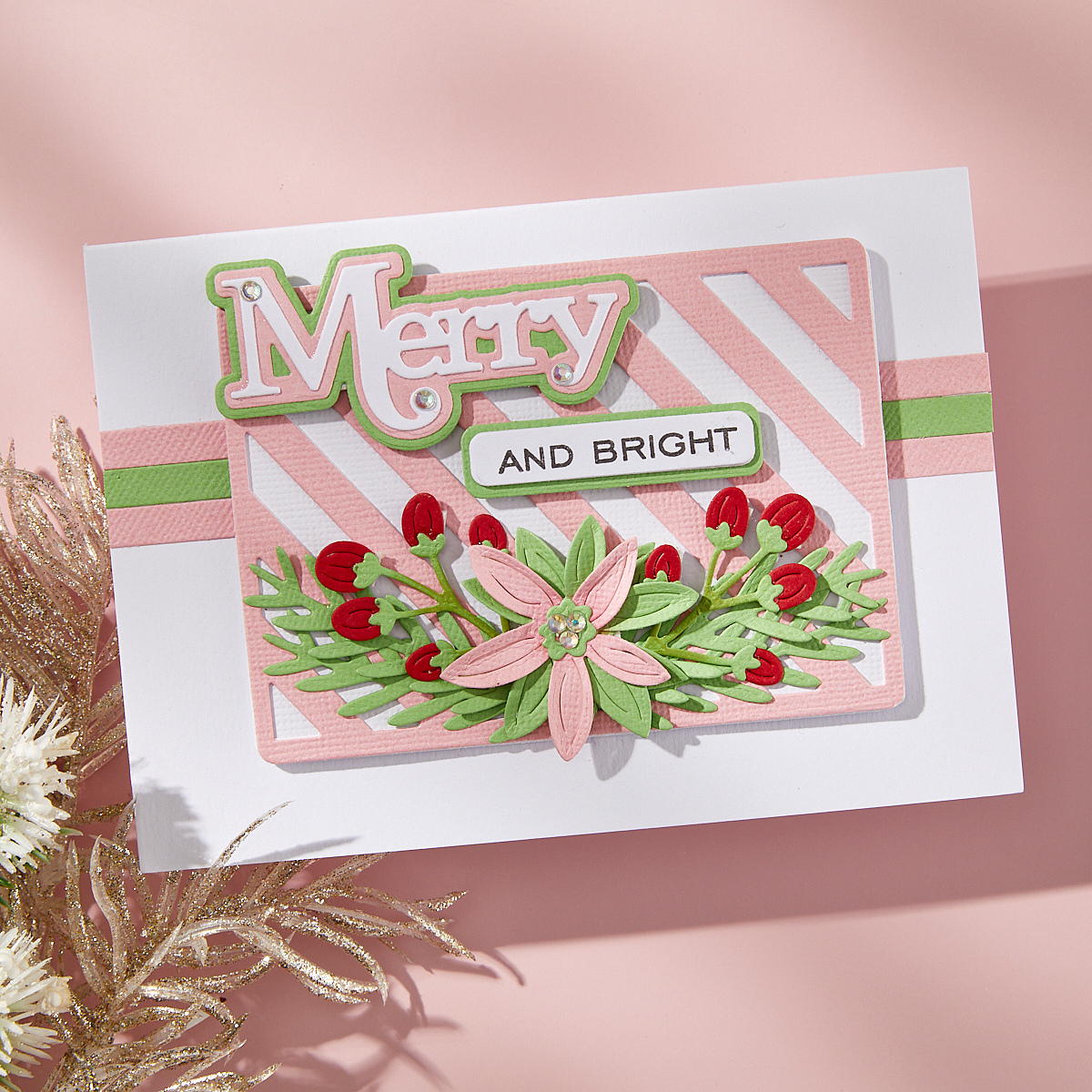 Spellbinders - Christmas Foliage Etched Dies by Lisa Horton