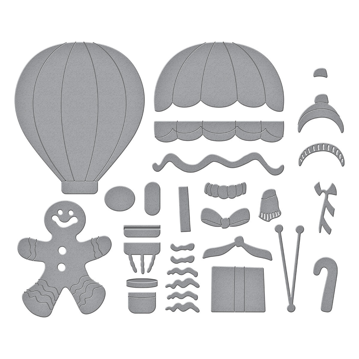 Spellbinders - Gingerbread Delivery Etched Dies by Stamperia