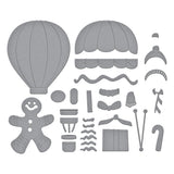 Spellbinders - Gingerbread Delivery Etched Dies by Stamperia