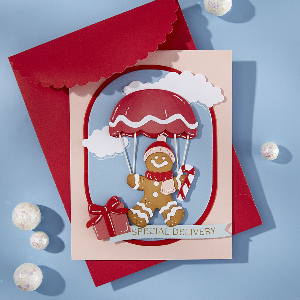Spellbinders - Gingerbread Delivery Etched Dies by Stamperia