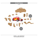 Spellbinders - Hot Rod Flames Etched Dies by Mindy Eggen