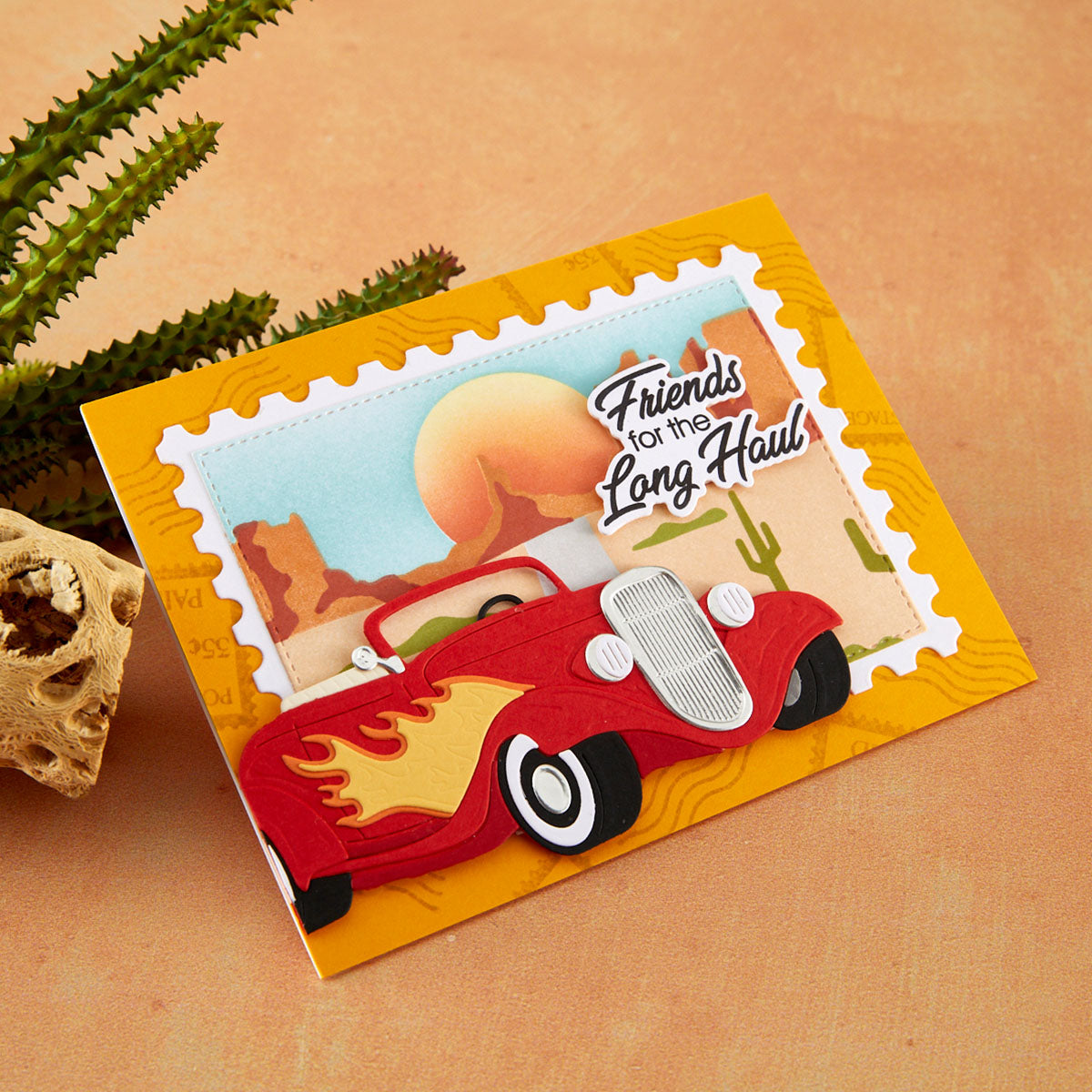 Spellbinders - Road Trip Adventures Sentiments Stamp & Die Set by Mindy Eggen