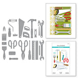 Spellbinders - All the Tools Etched Dies from the Toolbox Essentials Collection by Nancy McCabe