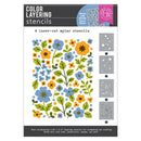 ***Pre-Order*** Hero Arts - Color Layering Meadow Blooms Stencils