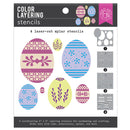 ***Pre-Order*** Hero Arts - Color Layering Decorative Eggs Stencil