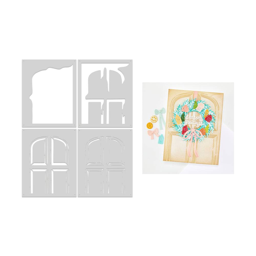 ***Pre-Order*** Hero Arts - Front Door Layering Stencil Set