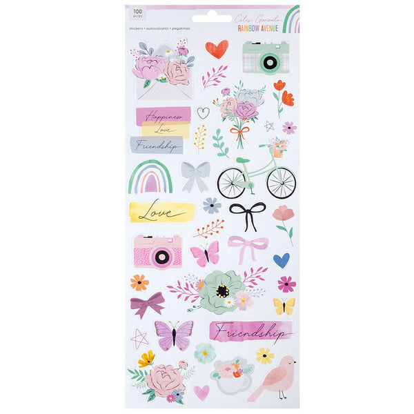 Celes Gonzalo - Rainbow Avenue - 6 x 12 Cardstock Stickers