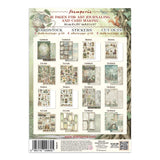 Stamperia - Printed Art Junk journal: stickers, cut-outs, backgrounds for Art and Craft - Herbarium Silvae