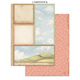 ***Pre-Order*** Stamperia - Printed Art Junk Journal: Stickers, Cut-Outs, Backgrounds For Art And Craft - Cozy Family
