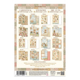 ***Pre-Order*** Stamperia - Printed Art Junk Journal: Stickers, Cut-Outs, Backgrounds For Art And Craft - Cozy Family
