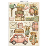 ***Pre-Order*** Stamperia - Printed Art Junk Journal: Stickers, Cut-Outs, Backgrounds For Art And Craft - Cozy Family