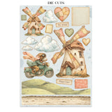 ***Pre-Order*** Stamperia - Printed Art Junk Journal: Stickers, Cut-Outs, Backgrounds For Art And Craft - Cozy Family