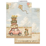 ***Pre-Order*** Stamperia - Printed Art Junk Journal: Stickers, Cut-Outs, Backgrounds For Art And Craft - Cozy Family
