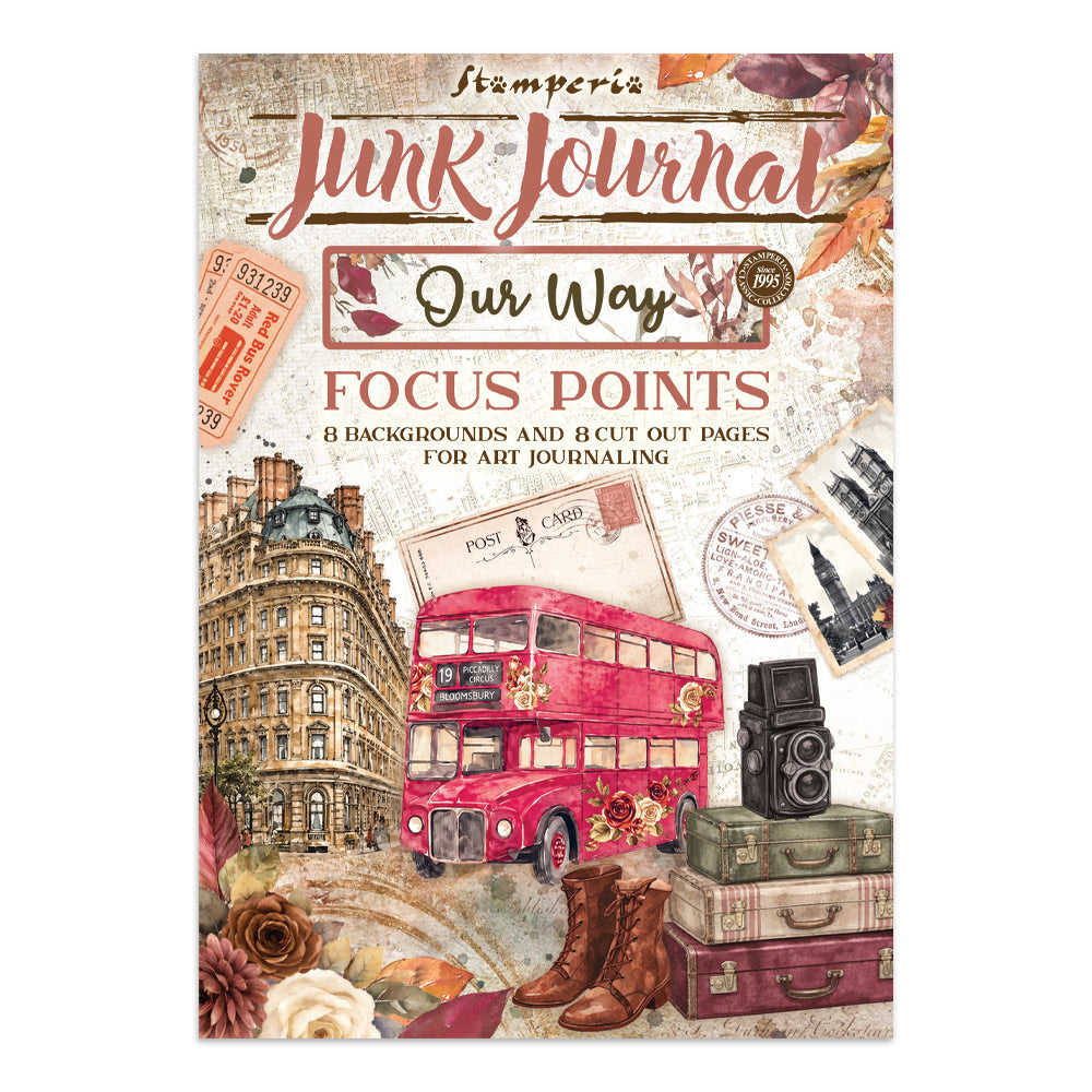 ***Pre-Order*** Stamperia - Printed Art Junk Journal Focus Points For Art And Craft A5 - Our Way