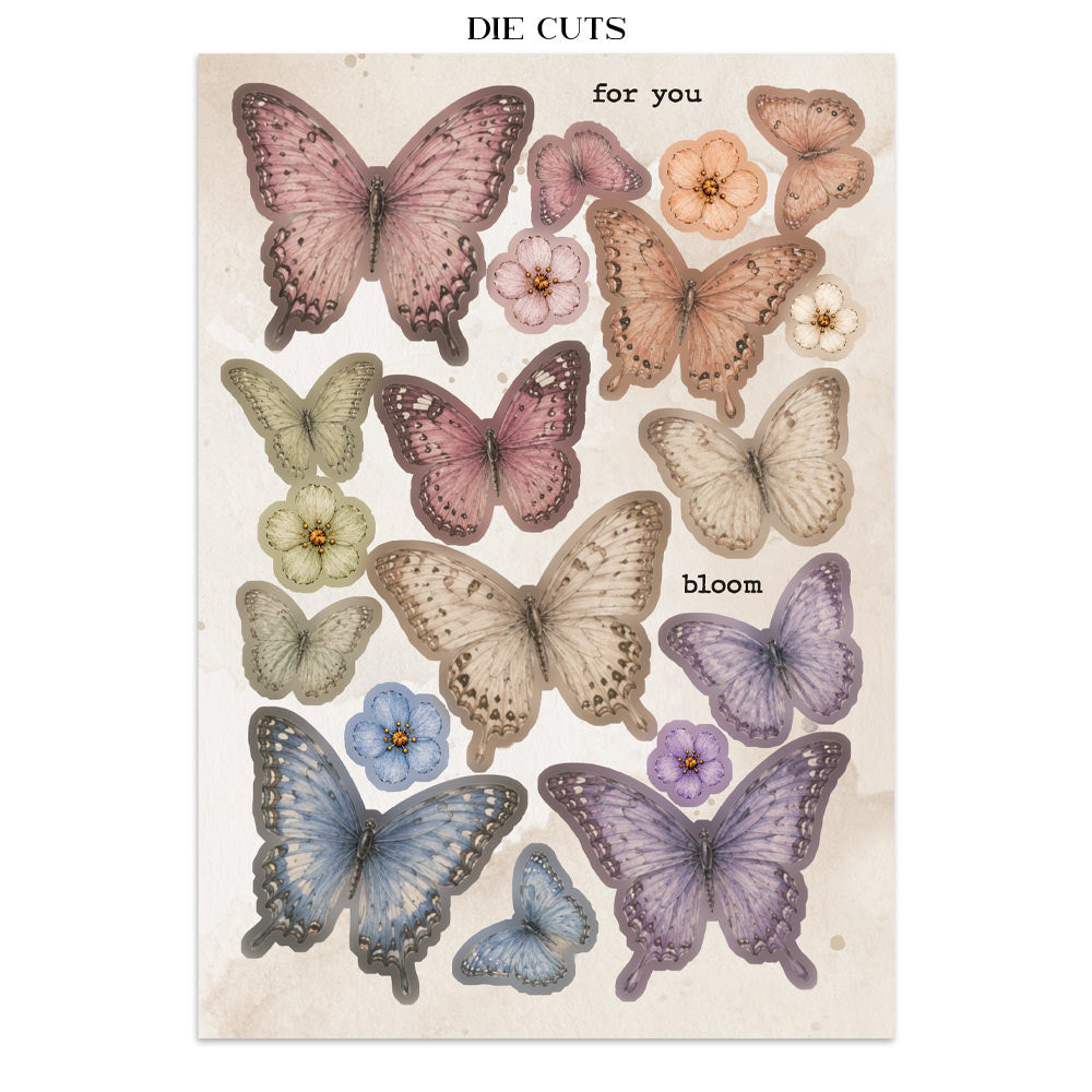 ***Pre-Order*** Stamperia - Printed Art Junk Journal Focus Points For Art And Craft A5 - Flowers And Poems