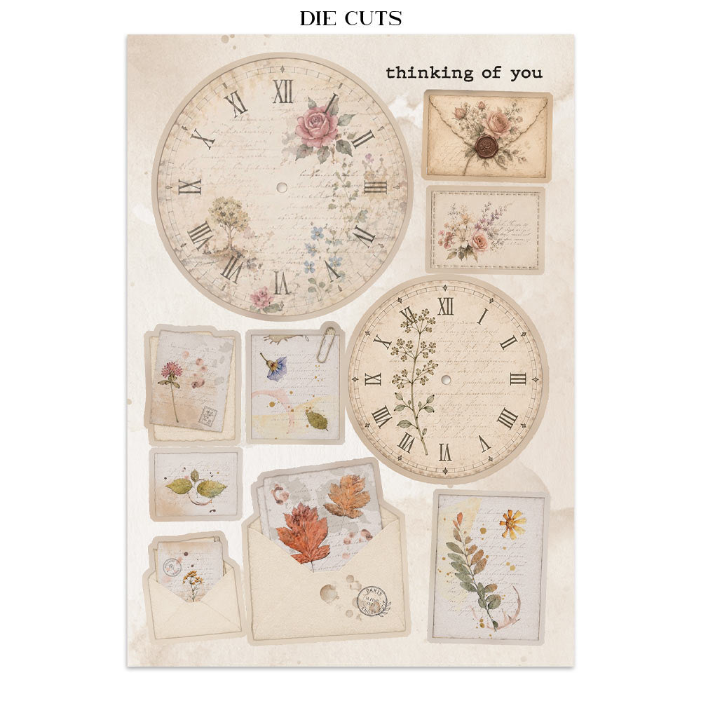 ***Pre-Order*** Stamperia - Printed Art Junk Journal Focus Points For Art And Craft A5 - Flowers And Poems