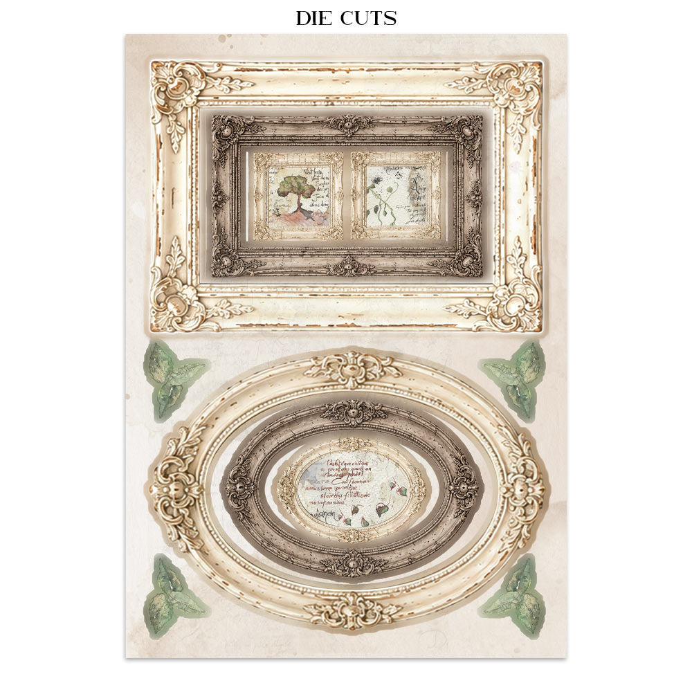 ***Pre-Order*** Stamperia - Printed Art Junk Journal Focus Points For Art And Craft A5 - Flowers And Poems