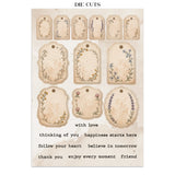 ***Pre-Order*** Stamperia - Printed Art Junk Journal Focus Points For Art And Craft A5 - Flowers And Poems