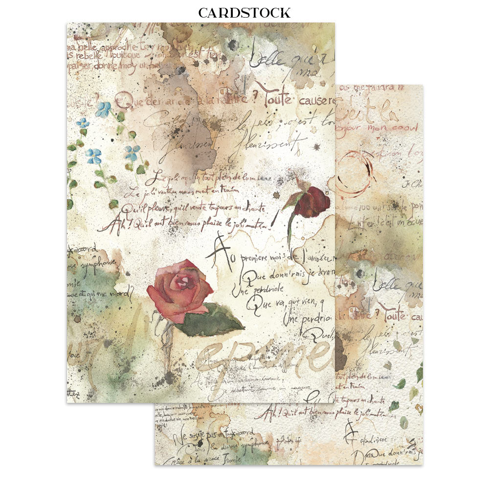 ***Pre-Order*** Stamperia - Printed Art Junk Journal Focus Points For Art And Craft A5 - Flowers And Poems