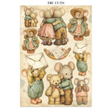 ***Pre-Order*** Stamperia - Printed Art Junk Journal Focus Points For Art And Craft A5 - Cozy Family