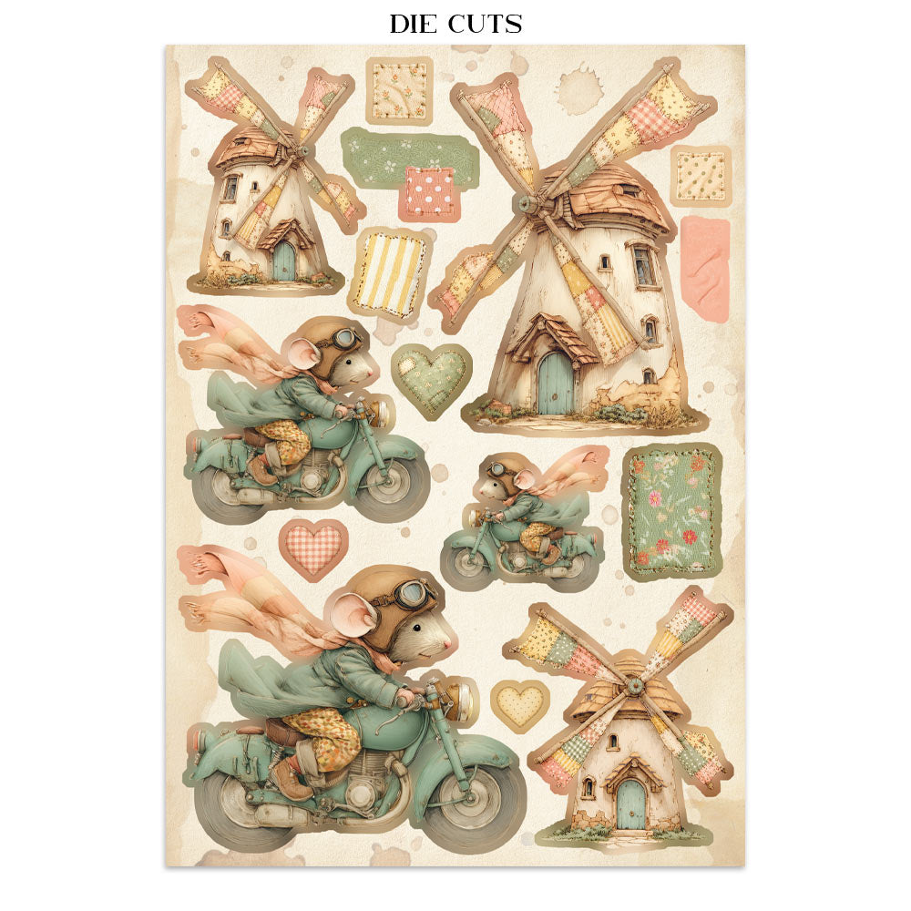 ***Pre-Order*** Stamperia - Printed Art Junk Journal Focus Points For Art And Craft A5 - Cozy Family