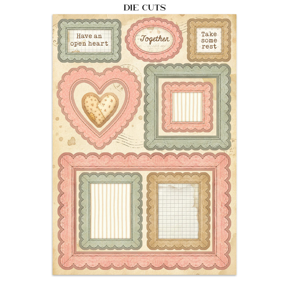 ***Pre-Order*** Stamperia - Printed Art Junk Journal Focus Points For Art And Craft A5 - Cozy Family