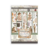 ***Pre-Order*** Stamperia - Printed Washi Pad For Art And Craft A5 8 Sheets - Flowers And Poems