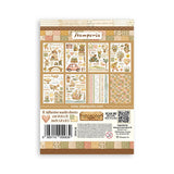 ***Pre-Order*** Stamperia - Printed Washi Pad For Art And Craft A5 8 Sheets - Cozy Family