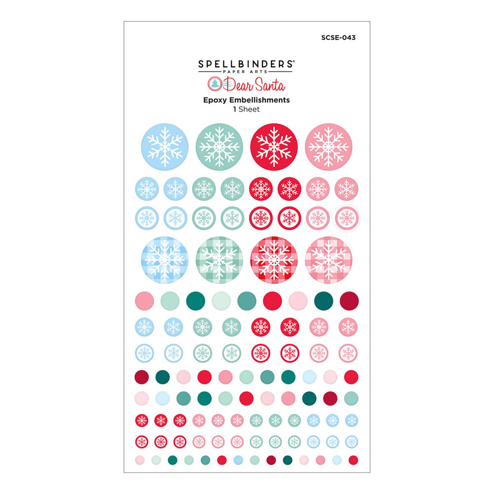 ***Pre-Order*** Spellbinders - Dear Santa Epoxy Embellishments