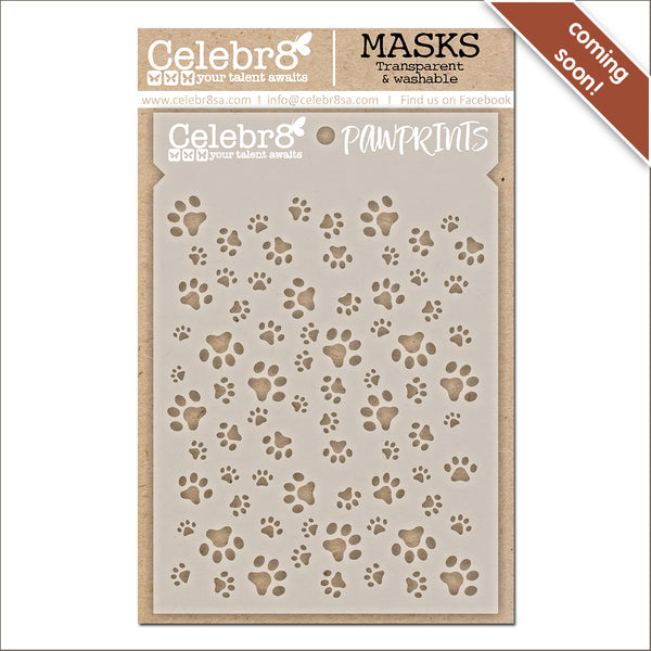 Celebr8 - Whiskers & Pawprints - Stencil
