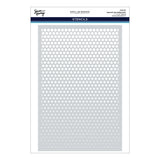 Spellbinders - Cascading Dots 3D Embossing Folder and Stencil Bundle by Simon Hurley