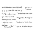 ***Pre-Order*** Spellbinders - Tina Smith - Sugared Expressions Clear Stamp Set