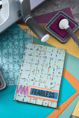 Sizzix - Multi-Level Embossing Folder Grid Graph by Seth Apter