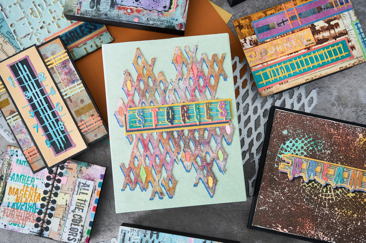 Sizzix - Thinlits Die Set 1PK Diamond District by Seth Apter