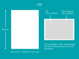 House of Paper - A4 Cardstock - Smooth - Black