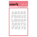 Uniquely Creative - Die - Small Uppercase Alpha